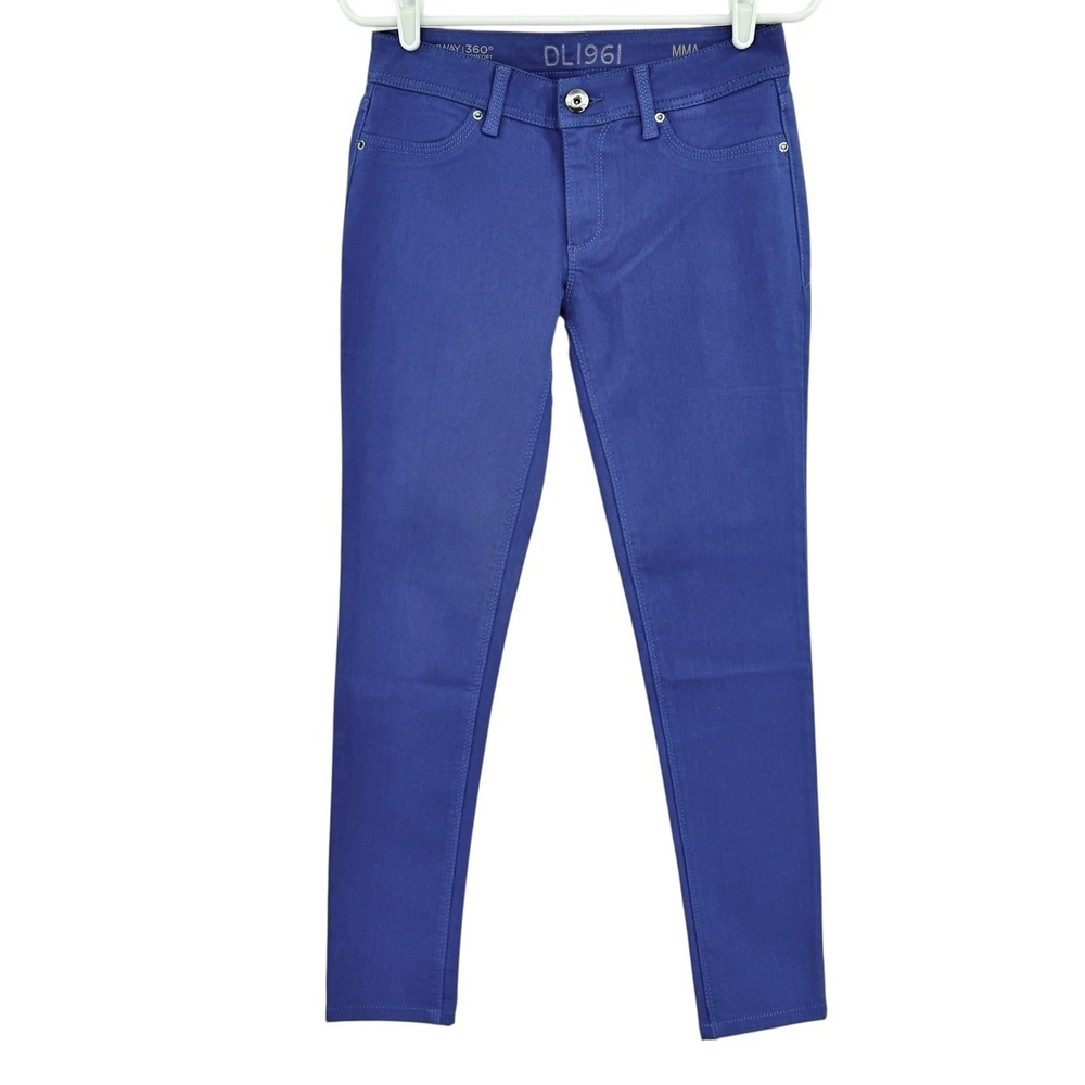 DL1961 Women's Legging Size 27 Peacock Blue EMMA 4-Way 360 Stretch Skinny Pants